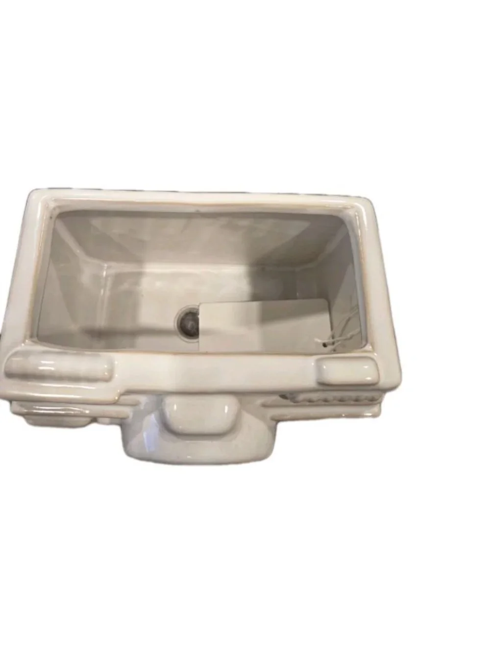 New Vintage White Camera Ceramic Indoor Outdoor Planter Catus Succulent Pot
